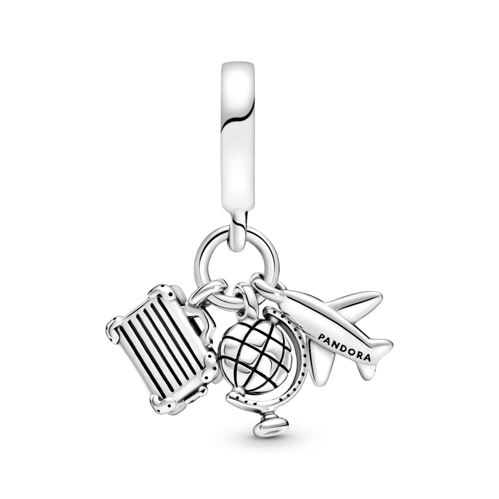 Charm Pendente Aviao Globo E Mala - 799435C01
