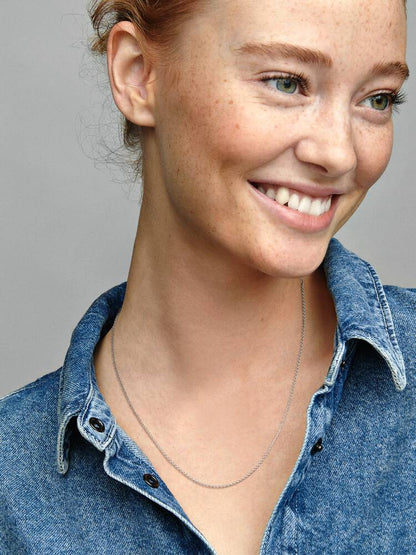 Colar Corrente em Prata - 590412