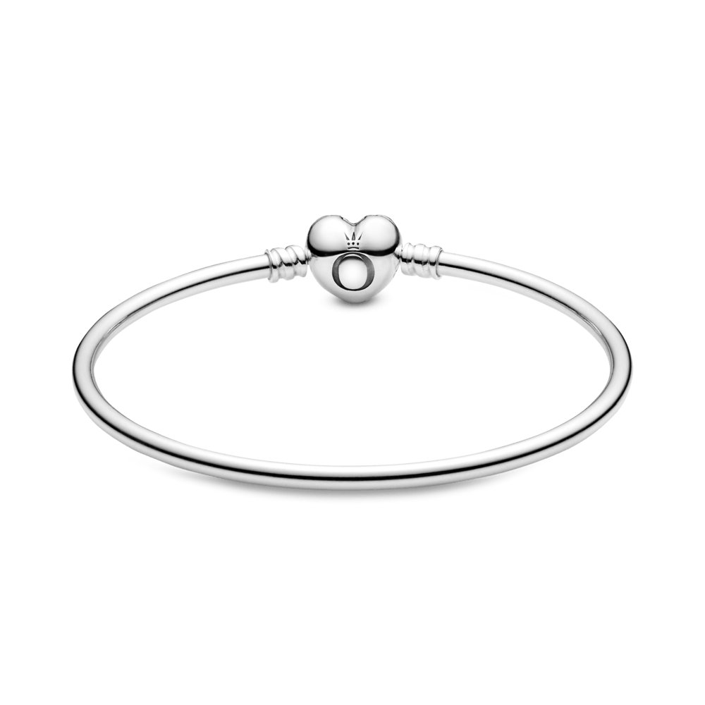 Bracelete Pandora Rigido Fecho Coracao - 596268