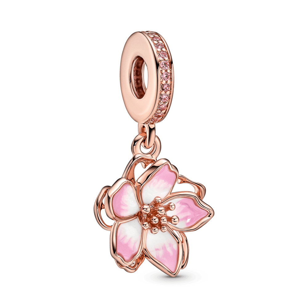 Charm Rose Pendente Flor De Cerejeira - 780667C01