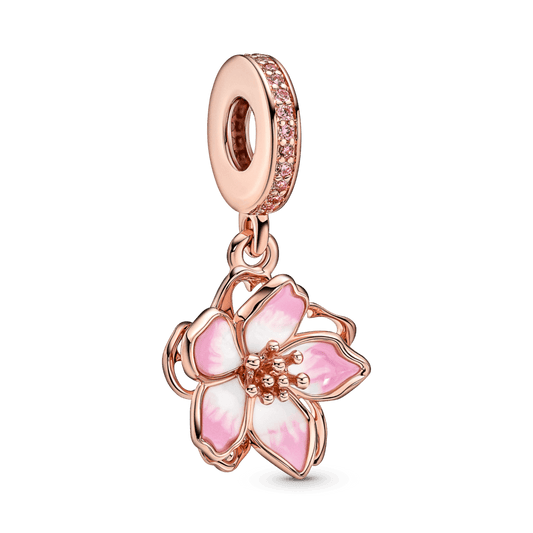Charm Rose Pendente Flor De Cerejeira - 780667C01