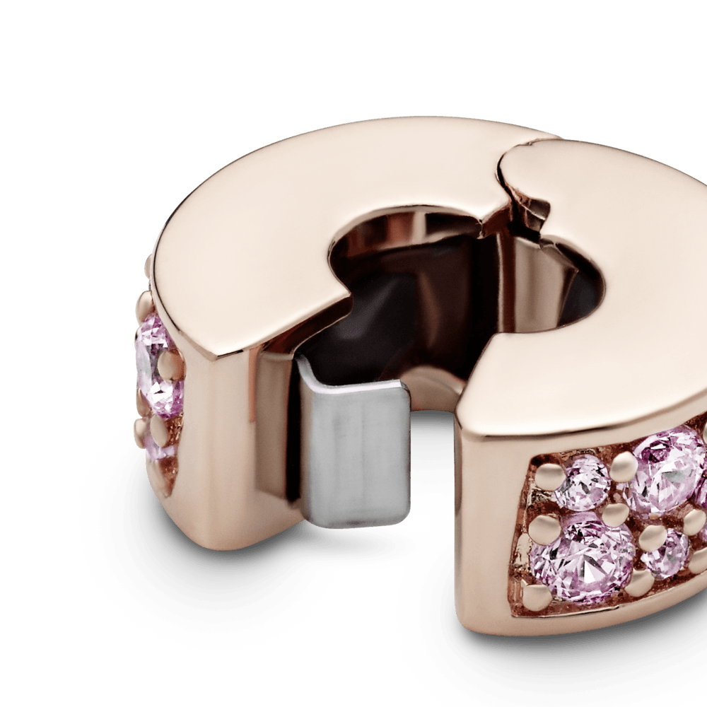 Clipe Rosetm Elegância Rosa - 781817PCZ