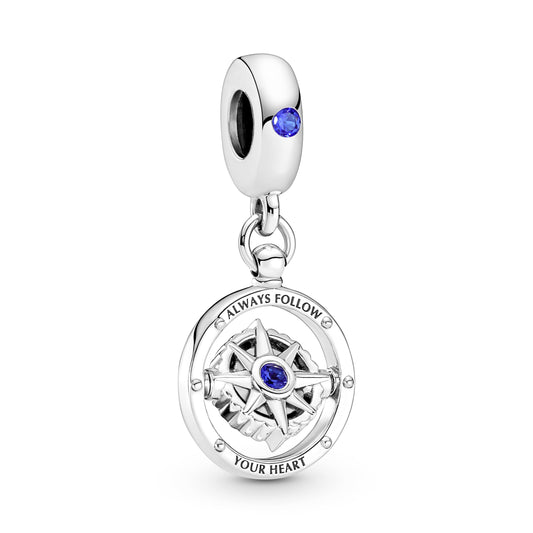 Charm Pendente Giratório em forma de Bússola - 790099C01