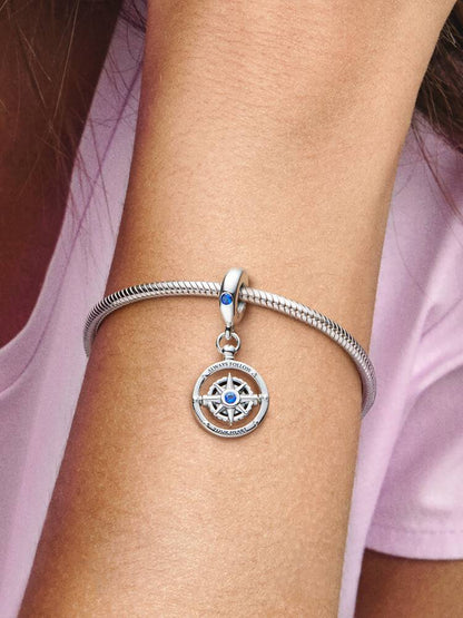 Charm Pendente Giratório em forma de Bússola - 790099C01