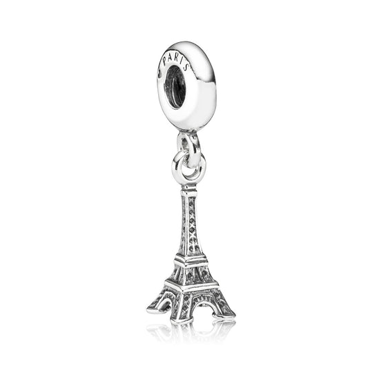 Charm De Prata Pendente Torre Eiffel - 791082