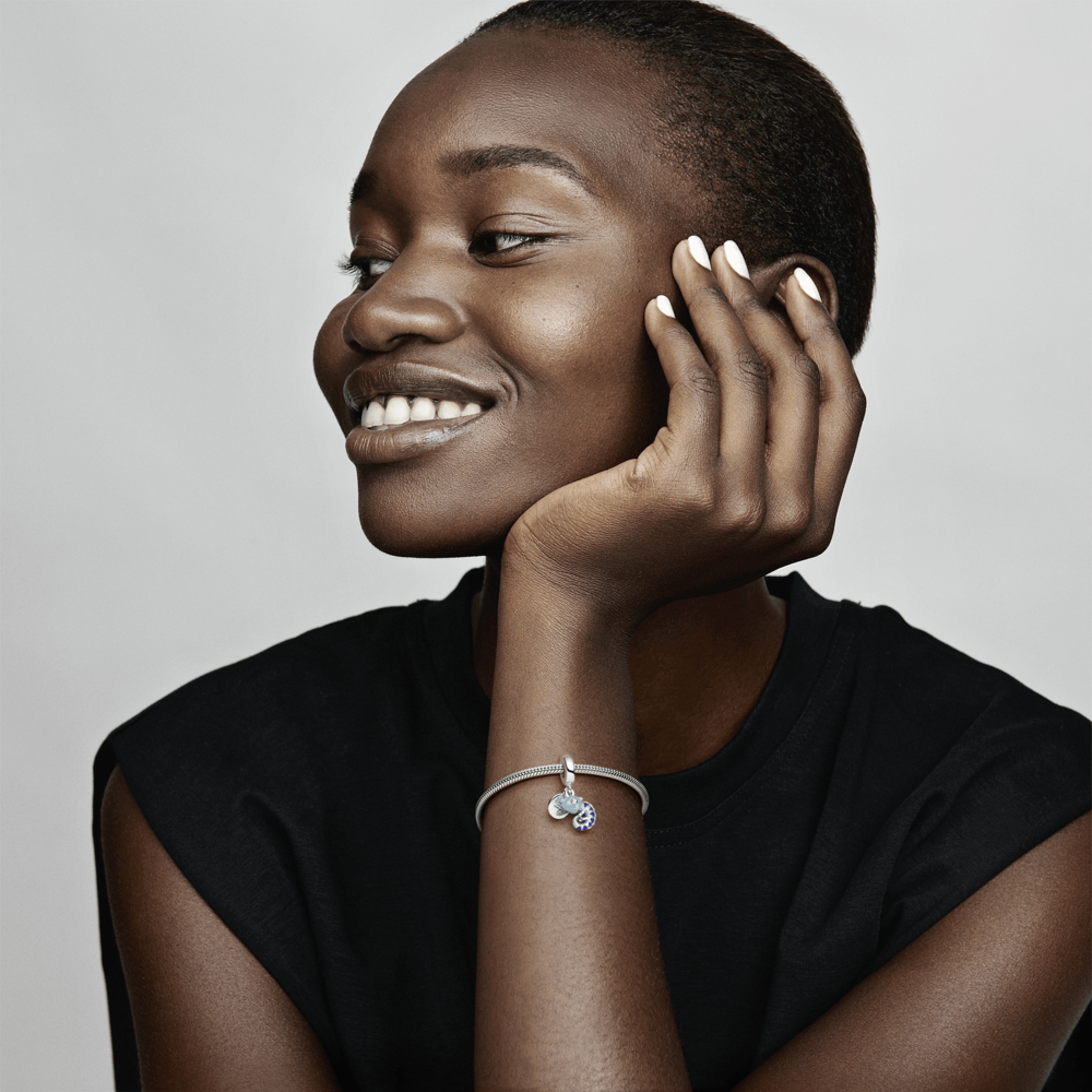 Charm Prata Pendente Camaleão Muda de Cor - 791676C01