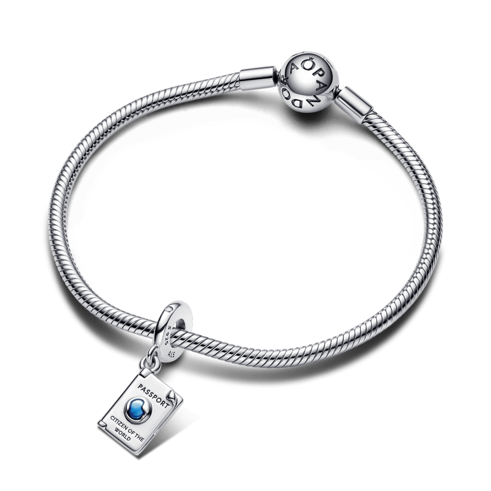 Charm Prata Pendente Passaporte com Abertura - 792680C01