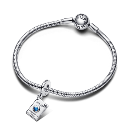 Charm Prata Pendente Passaporte com Abertura - 792680C01