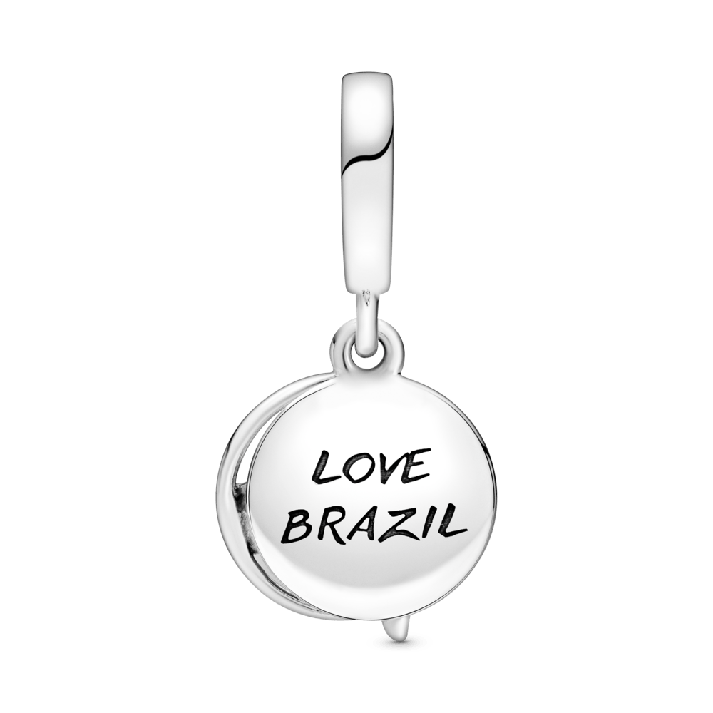 Charm Pendente Papagaio E Praia Do Brasil - 798919C01