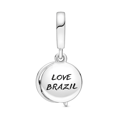 Charm Pendente Papagaio E Praia Do Brasil - 798919C01