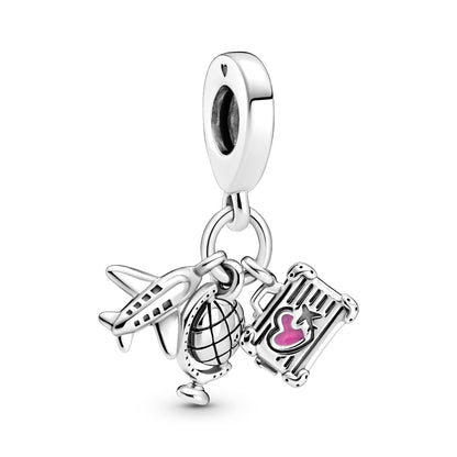 Charm Pendente Aviao Globo E Mala - 799435C01