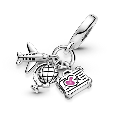 Charm Pendente Aviao Globo E Mala - 799435C01