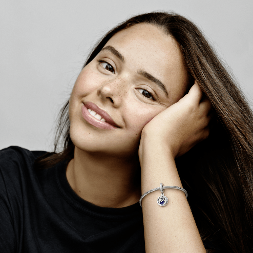 Charm Duplo De Lua Arvore E Galaxia - 799645C01