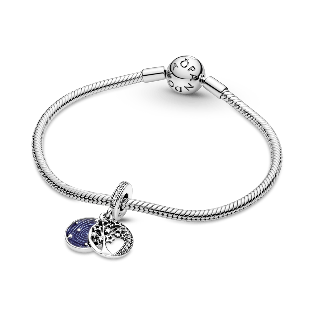 Charm Duplo De Lua Arvore E Galaxia - 799645C01