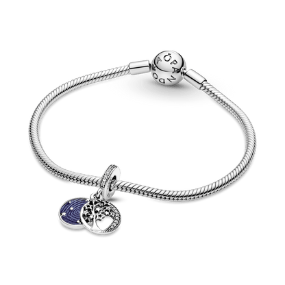 Charm Duplo De Lua Arvore E Galaxia - 799645C01