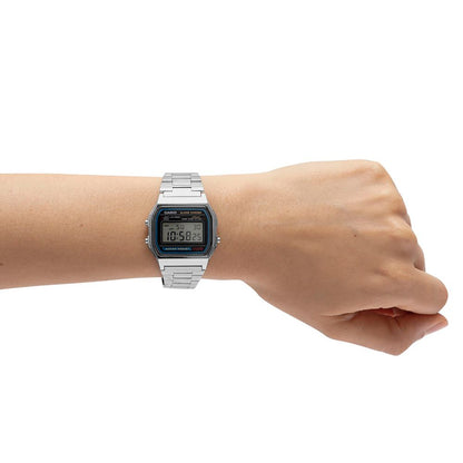 Relógio Casio Unissex Aço Retrô Vintage - A158WA-1DF
