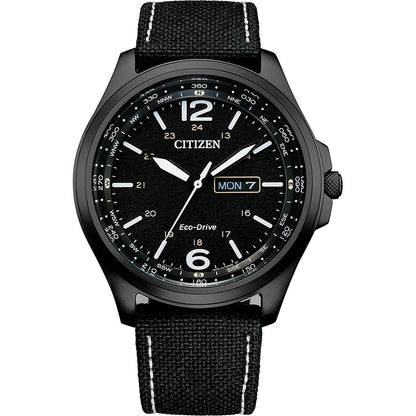 Citizen Eco-Drive Black Dial Day-Date - AW0115-03E