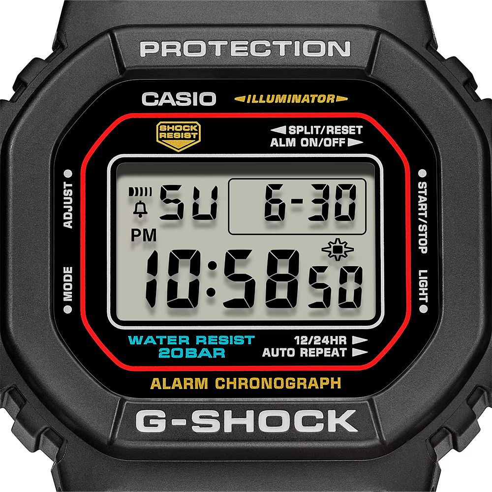 Relógio G-Shock Casio Quadrado Preto  - DW-5600RL-1DR
