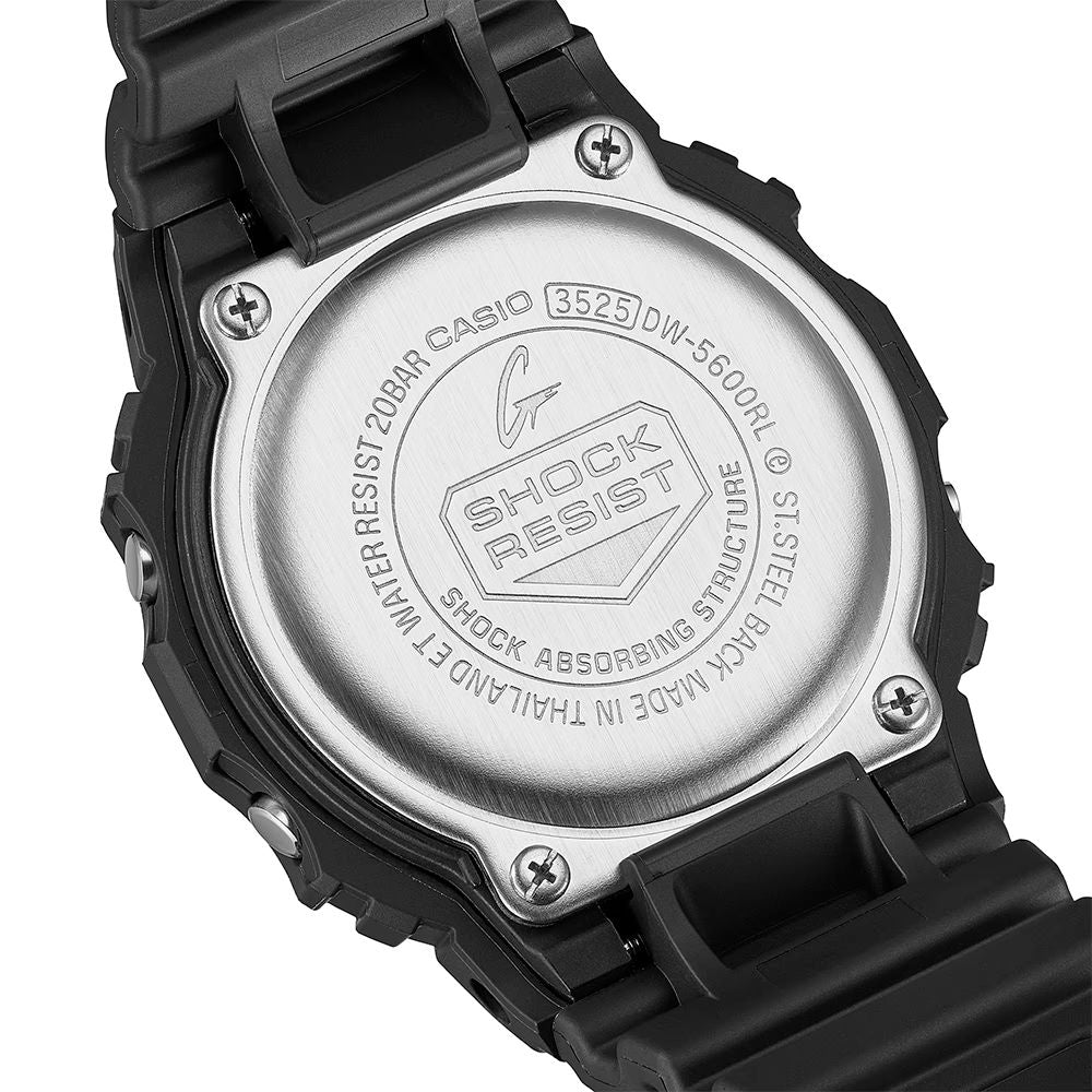 Relógio G-Shock Casio Quadrado Preto  - DW-5600RL-1DR
