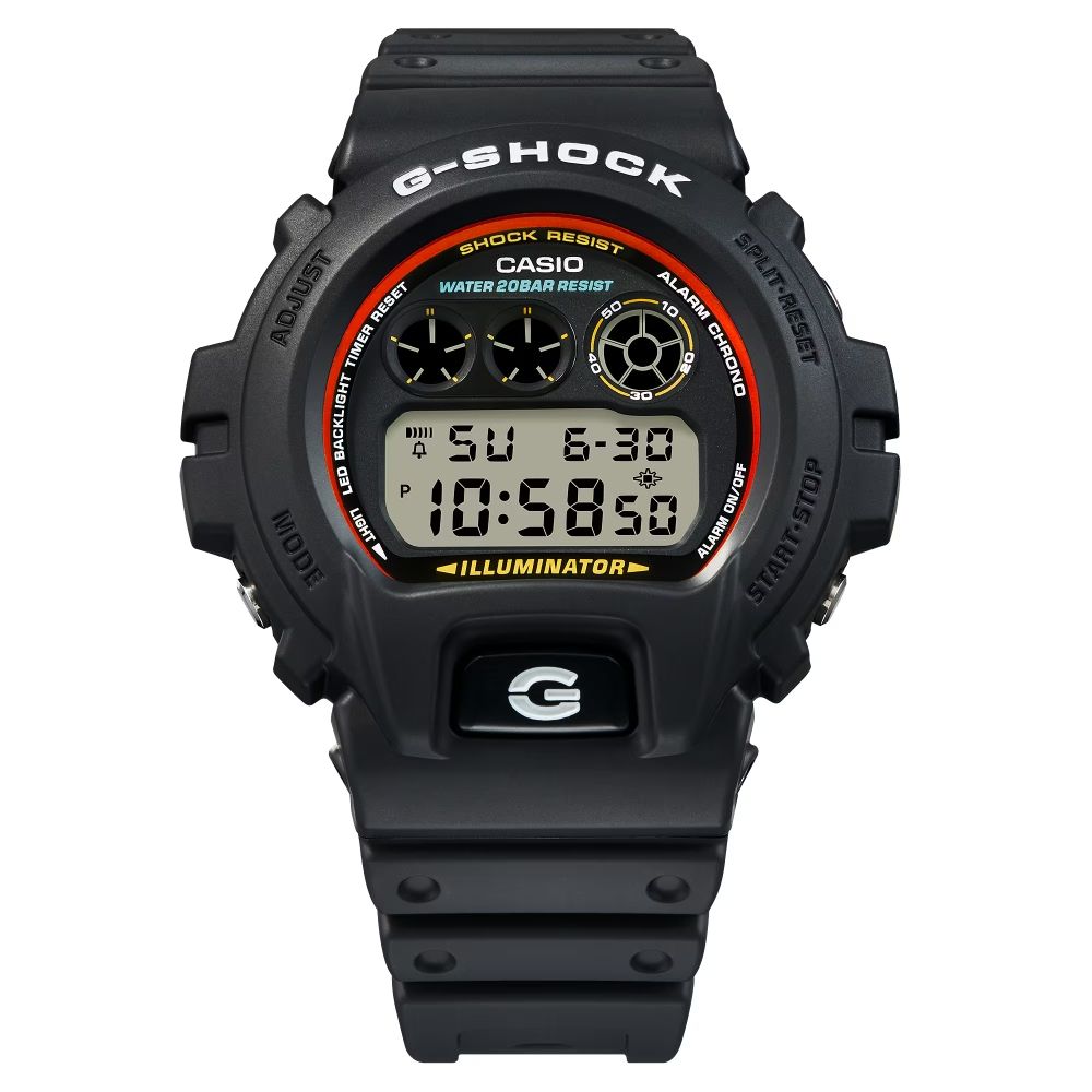 Relógio G-Shock Casio Pulseira Preta - DW-6900RL-1DR
