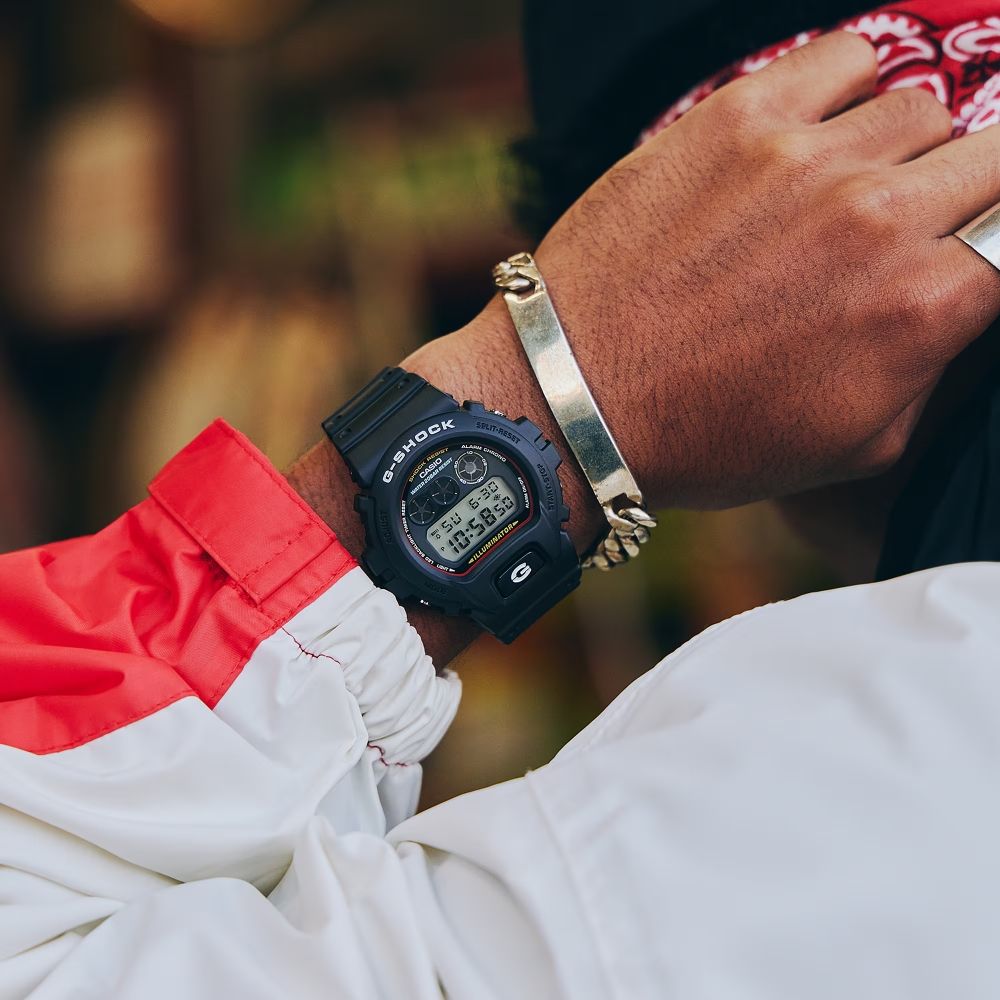 Relógio G-Shock Casio Pulseira Preta - DW-6900RL-1DR
