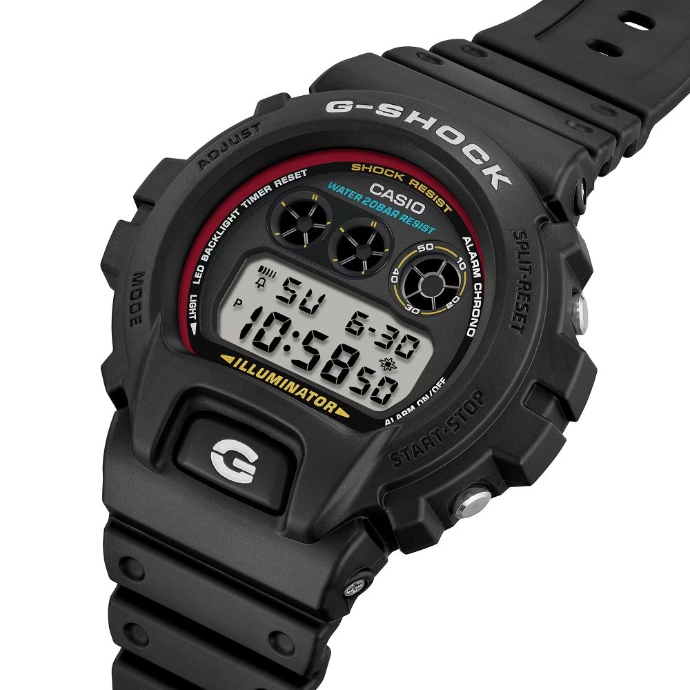 Relógio G-Shock Casio Pulseira Preta - DW-6900RL-1DR