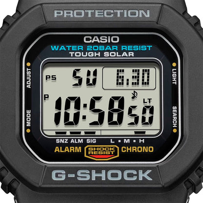 Relógio Casio G-Shock Digital Resina Preta e Resistente à Água 200m  - G-5600UE-1DR