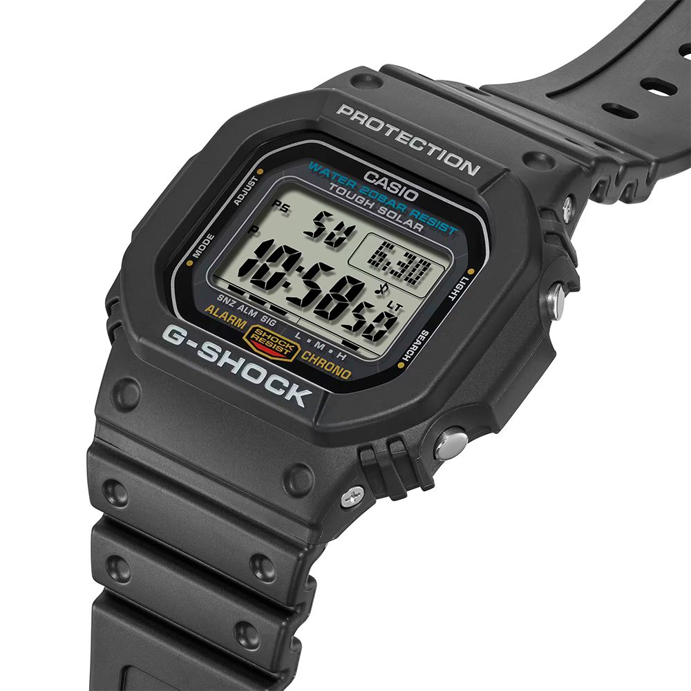Relógio Casio G-Shock Digital Resina Preta e Resistente à Água 200m  - G-5600UE-1DR