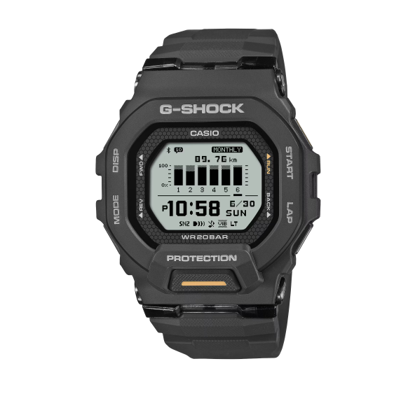 Relógio G-Shock G-Squad Preto Positivo - GBD-200-1A1DR