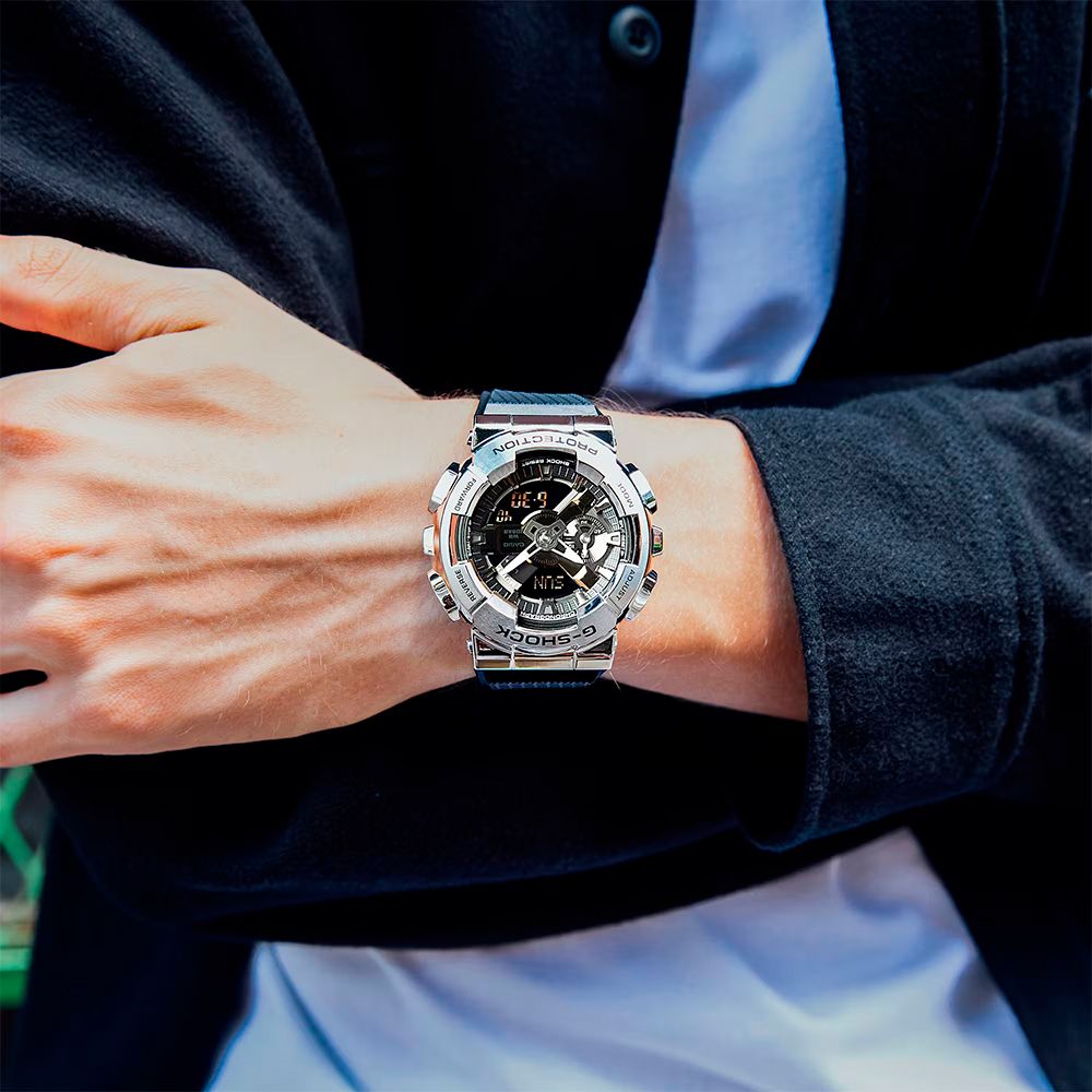 Relógio Casio G-Shock Masculino Skeleton - GM-110-1ADR