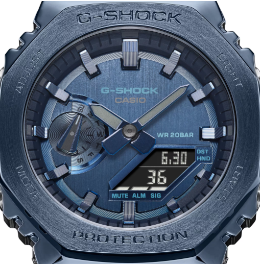 Relógio Casio G-Shock - Carbon Core Guard Azul - GM-2100N-2ADR