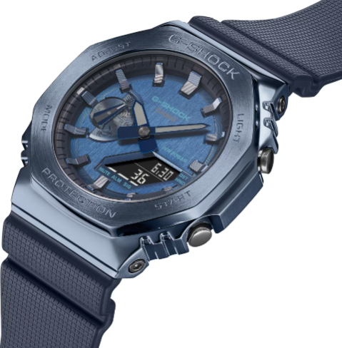 Relógio Casio G-Shock - Carbon Core Guard Azul - GM-2100N-2ADR