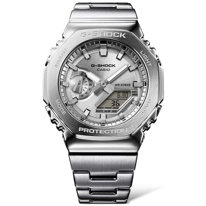 Relógio Casio G-Shock G-Steel Masculino Prateado - GM-2110D-7ADR