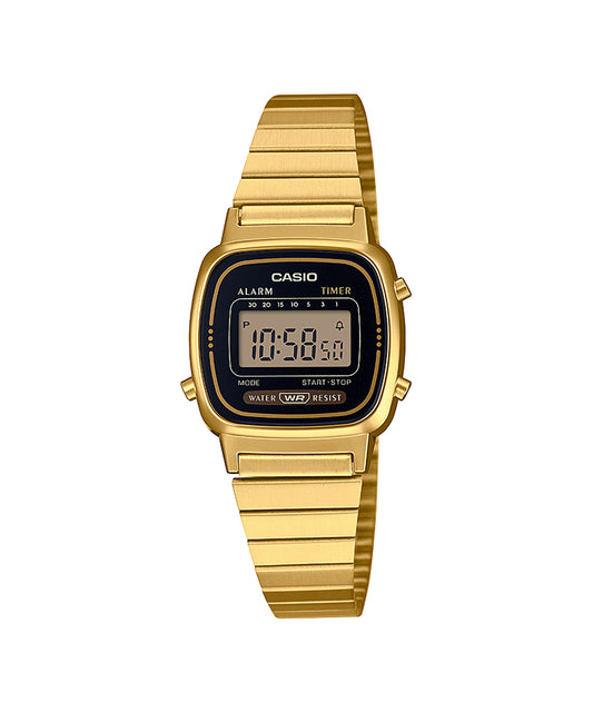 Relógio Casio Unissex Retro - LA670WGA-1DF