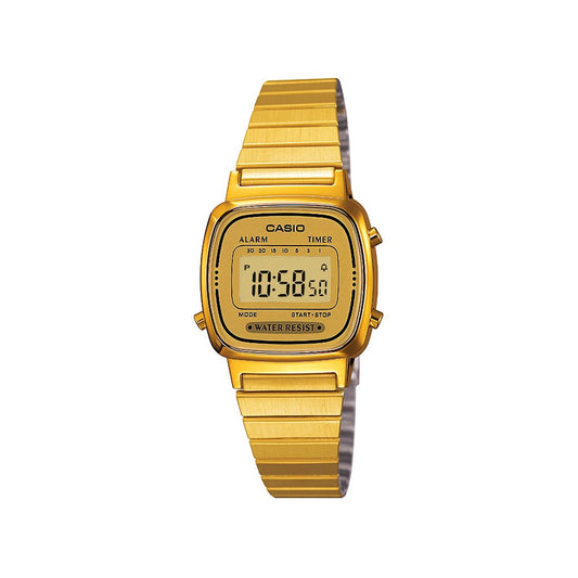 Relógio Casio Unissex Retro - LA670WGA-9DF