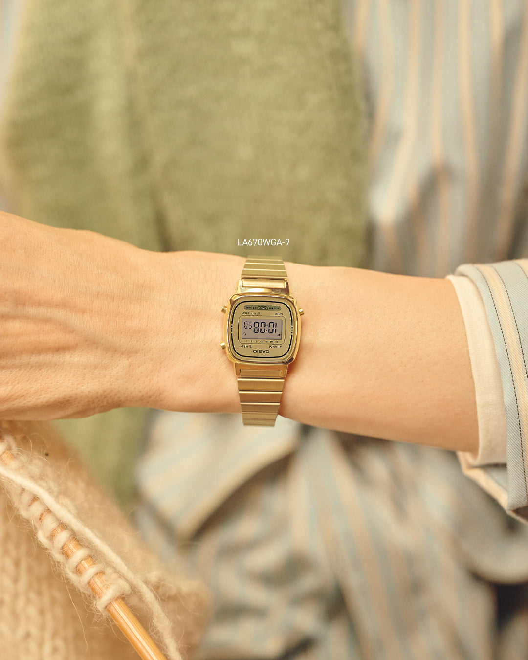 Relógio Casio Unissex Retro - LA670WGA-9DF