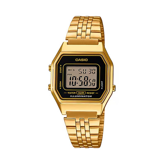 Relógio Casio Vintage Dourado Unissex - LA680WGA-1DF