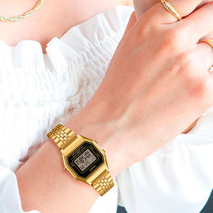 Relógio Casio Vintage Dourado Unissex - LA680WGA-1DF