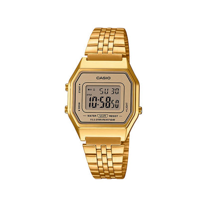 Relógio Casio Vintage Dourado Unissex - LA680WGA-9DF