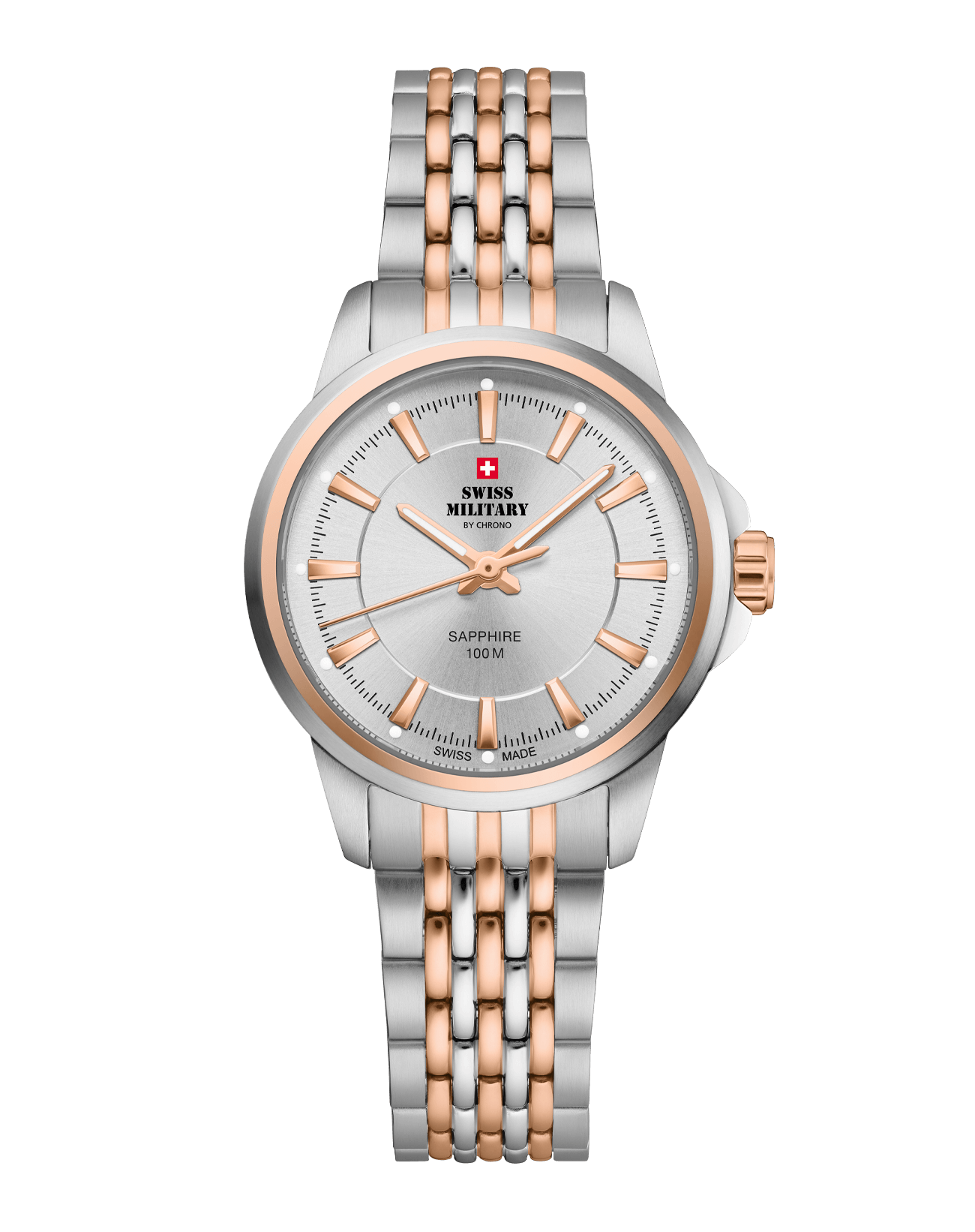 Relógio Swiss Military SM34105.07 – Clássico em Aço para Mulheres