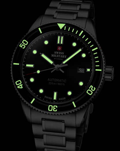 Relógio de Mergulho Automático Swiss Military  SMA34106.03 – Bicolor