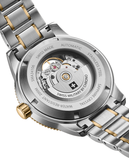 Relógio de Mergulho Automático Swiss Military  SMA34106.03 – Bicolor