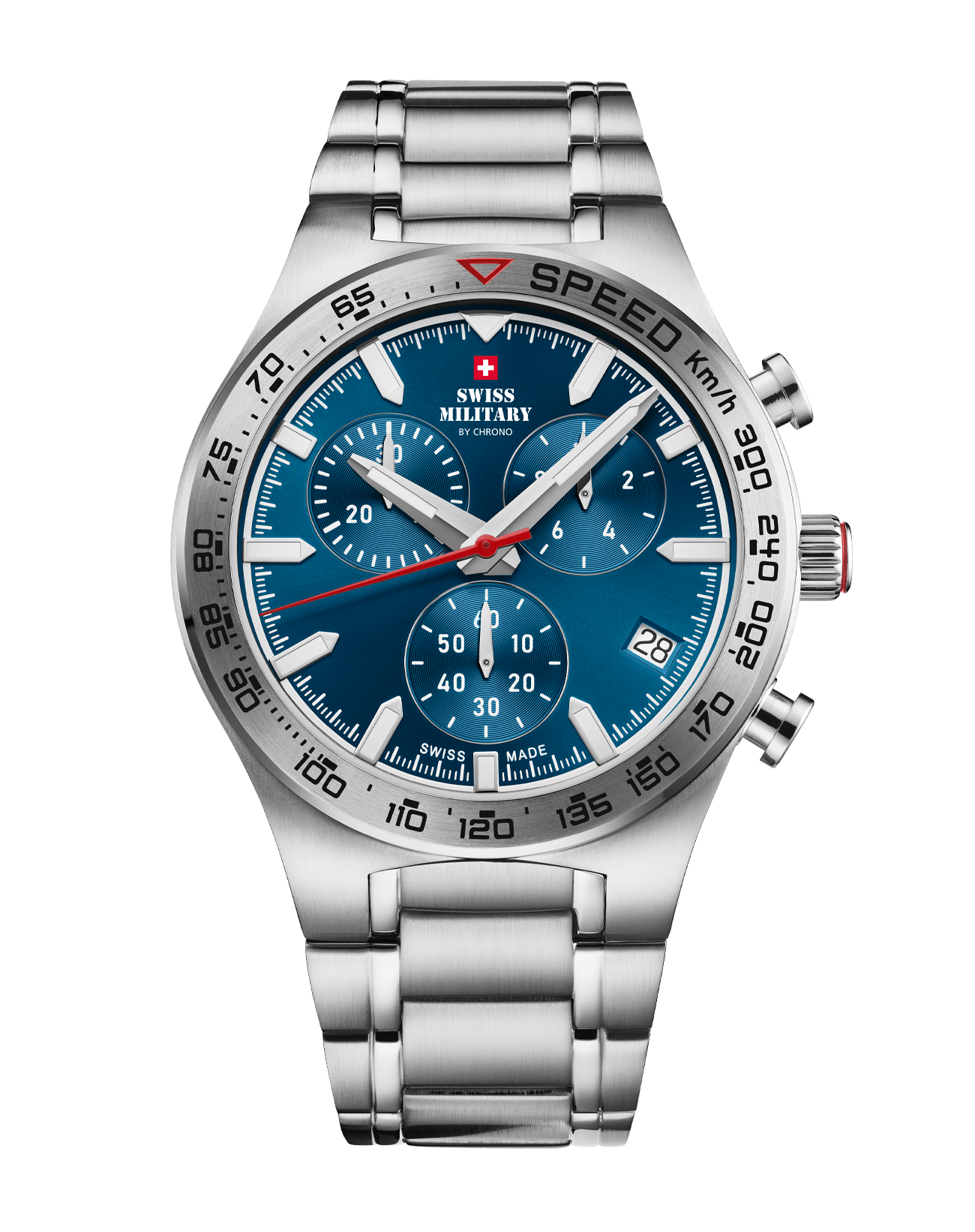 Relógio Cronógrafo Swiss Military –  SM34115.04 - Speed Azul