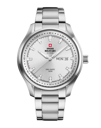 Relógio Swiss Military  SM34116.03 Classio Masculino –  Aço