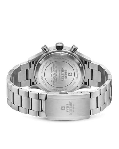 Relógio Swiss Military  SM34117.02 - Cronógrafo de Campo – Aço Azul ou Verde