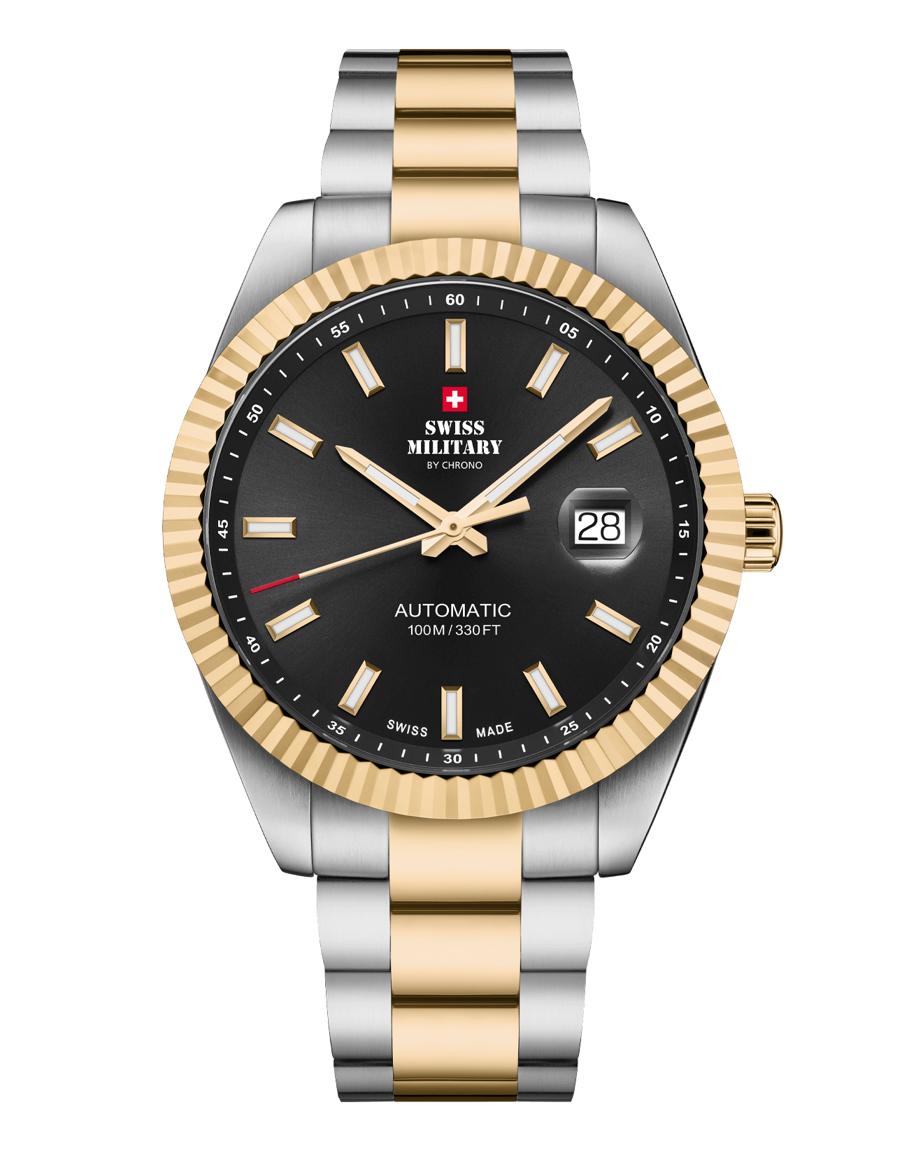 Relógio Clássico Automático Swiss Military  SMA34110.05 – Bicolor