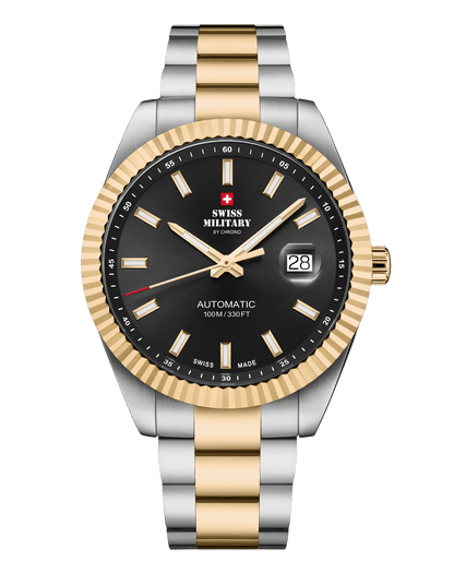 Relógio Clássico Automático Swiss Military  SMA34110.05 – Bicolor