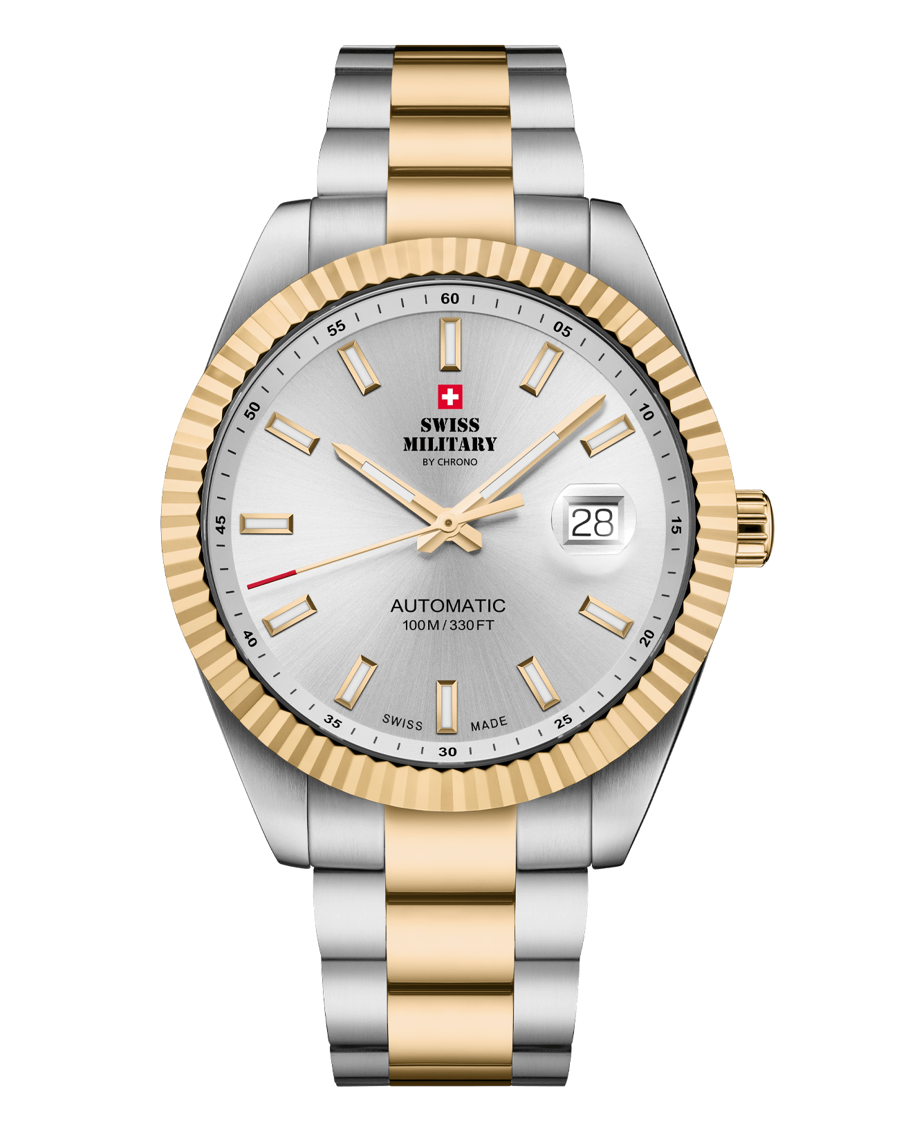 Relógio Clássico Automático Swiss Military  SMA34110.05 – Bicolor