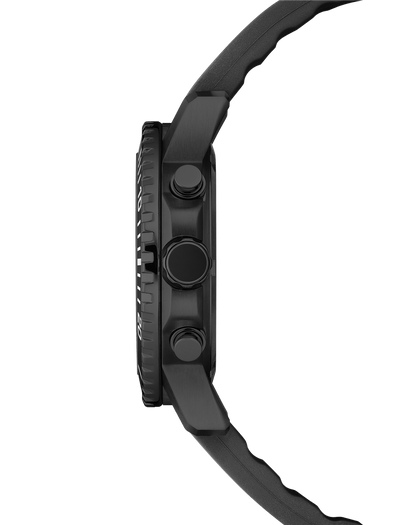 Relógio Cronógrafo Solar Automático Swiss Military SMS34113.05 –  Preto, Pulseira em Borracha