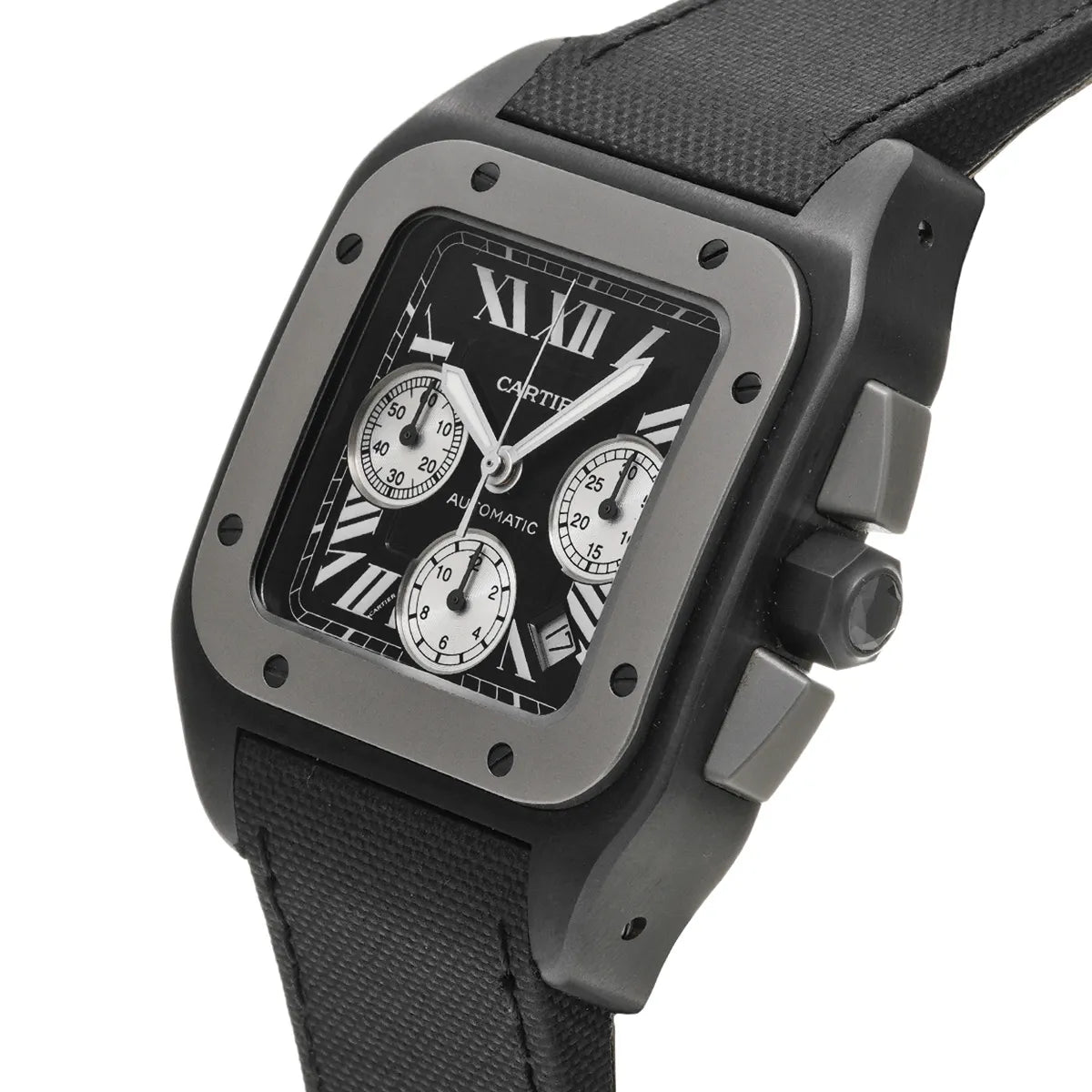 Cartier Santos 100 XL Steel Chronograph - W2020005